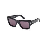 TOM FORD Hombre TOM FORD FT1154 ILIAS 01A Gafas de sol Acetato Negro Fumar Cuadrada Normal