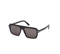 TOM FORD Hombre TOM FORD FT1176 VINCENT 01A Gafas de sol Acetato Negro Fumar Piloto Normal