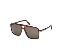 TOM FORD Hombre TOM FORD FT1177 KEMP 53N Gafas de sol Acetato la Habana Verde Cuadrada Normal