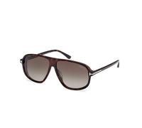 TOM FORD Hombre TOM FORD FT1208 GUILLAUME 52K Gafas de sol Acetato Havana Trasparente Piloto Normal Sfumato