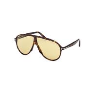 TOM FORD Hombre TOM FORD FT1211 VLADIMIR 52E Gafas de sol Acetato Havana Giallo Piloto Fotocromático
