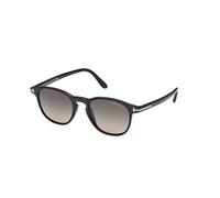 TOM FORD Hombre TOM FORD FT1302 HOLT-02 01B Gafas de sol Acetato Negro Fumar Redonda Normal