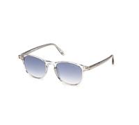 TOM FORD Hombre TOM FORD FT1302 HOLT-02 20W Gafas de sol Acetato Gris Azul Redonda Normal