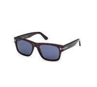 TOM FORD Hombre TOM FORD FT1303 SMITH-02 52V Gafas de sol Acetato la Habana Azul Cuadrada Normal