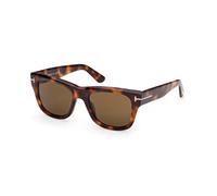 TOM FORD Hombre TOM FORD FT1304 FINN-02 53E Gafas de sol Acetato la Habana Marrón Cuadrada Normal