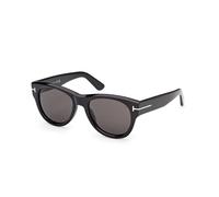 TOM FORD Hombre TOM FORD FT1305 BURTON-02 01A Gafas de sol Acetato Negro Fumar Redonda Normal