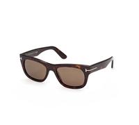 TOM FORD Hombre TOM FORD FT1334 MARSHALL-02 52H Gafas de sol Acetato la Habana Marrón Cuadrada Polarizado