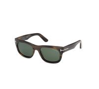 TOM FORD Hombre TOM FORD FT1334 MARSHALL-02 55N Gafas de sol Acetato la Habana Verde Cuadrada Normal