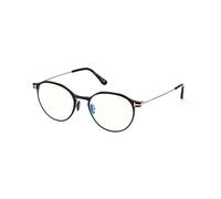 TOM FORD Hombre TOM FORD FT5866-B 002 Monturas ópticas Metal Negro Redonda Normal