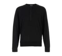 Tom Ford - Jersey de Lana - Sweatshirts & Hoodies - Hombre - Negro - L -