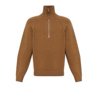 Tom Ford - Jersey de Lana y Cachemira con Media Cremallera - Knitwear - Hombre - Marrón - L -