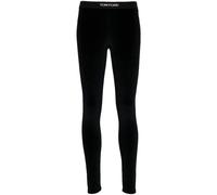 Tom Ford - Leggings Signature Elásticas de Terciopelo Brillante - Trousers - Mujer - Azul - L -
