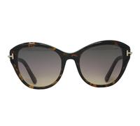 Tom Ford Leigh FT0850-F 55B Brown Sunglasses