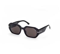 TOM FORD Mujer FT0917 Veronique-02 01A Gafas de sol Acetato Negro Gris Cuadrada Normal