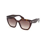 TOM FORD Mujer FT0939 PHOEBE 52K Gafas de sol Acetato la Habana Rocio Cuadrada Normal Sombreado