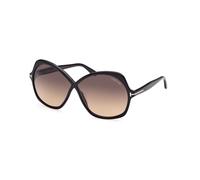 Tom Ford FT1013 ROSEMIN C64 01B - Shiny Black / Shiny Black
