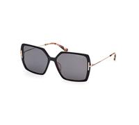 TOM FORD Mujer FT1039 JOANNA 05D Gafas de sol Acetato Negro Fumar Mariposa Polarizado