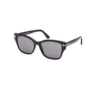 TOM FORD Mujer FT1108 ELSA 01D Gafas de sol Acetato Negro Gris Mariposa Polarizado