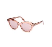 TOM FORD Mujer FT1111 TONI 72Z Gafas de sol Acetato Rosa Violeta Redonda Normal Sombreado
