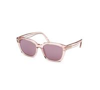 TOM FORD Mujer FT1216 HAYLAY 72Y Gafas de sol Acetato Rosa Violeta Cuadrada Normal