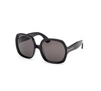 TOM FORD Mujer FT1221 SAFFRON 01A Gafas de sol Acetato Negro Fumar Cuadrada Normal