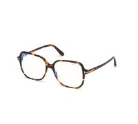 TOM FORD Mujer FT5578-B 52 Monturas ópticas Acetato la Habana Geométrico Normal