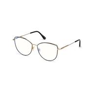 Tom Ford FT5667-B C55 005 - Negro/Monocolor / Oro pálido brillante