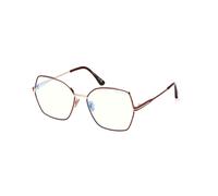 TOM FORD Mujer FT5876-B 28 Monturas ópticas Metal Oro Mariposa Normal