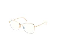 TOM FORD Mujer FT5906-B 25 Monturas ópticas Metal Marfil Mariposa Normal