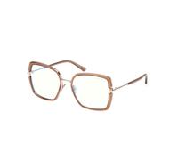 TOM FORD Mujer FT5985-B 45 Monturas ópticas Inyectado Marrón Cuadrada Normal