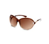 TOM FORD Mujer TOM FORD FT0008 JENNIFER 38F Gafas de sol Inyectado Bronce Marrón Geométrico Normal Sombreado