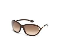 TOM FORD Mujer TOM FORD FT0008 JENNIFER 48F Gafas de sol Inyectado Marrón Marrón Geométrico Normal Sombreado