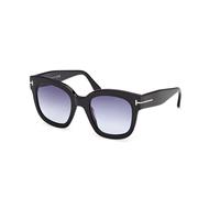 TOM FORD Mujer TOM FORD FT0613 BEATRIX-02 01W Gafas de sol Acetato Negro Azul Geométrico Normal