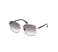 TOM FORD Mujer TOM FORD FT1029 FERN 28B Gafas de sol Metal Oro Gris Cuadrada Normal Sombreado