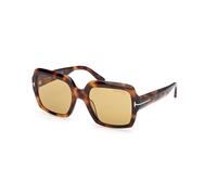 TOM FORD Mujer TOM FORD FT1082 KAYA 53E Gafas de sol Acetato la Habana Marrón Cuadrada Normal