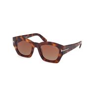 TOM FORD Mujer TOM FORD FT1083 GUILLIANA 53F Gafas de sol Acetato la Habana Marrón Geométrico Normal