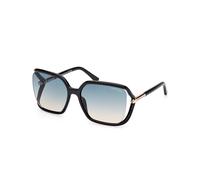 TOM FORD Mujer TOM FORD FT1089 SOLANGE-02 01P Gafas de sol Inyectado Negro Verde Mariposa Normal Sombreado