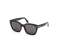 TOM FORD Mujer TOM FORD FT1216 HAYLAY 01A Gafas de sol Acetato Negro Fumar Cuadrada Normal
