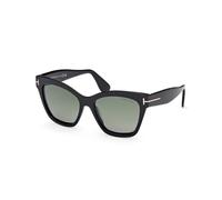 TOM FORD Mujer TOM FORD FT1217 ELVIRA 01R Gafas de sol Acetato Negro Verde Mariposa Polarizado