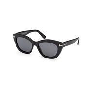 TOM FORD Mujer TOM FORD FT1285 LINDA-02 01D Gafas de sol Acetato Negro Fumar Mariposa Polarizado