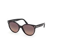 TOM FORD Mujer TOM FORD FT1311 TALLULAH-02 01T Gafas de sol Acetato Negro Burdeos Redonda Normal