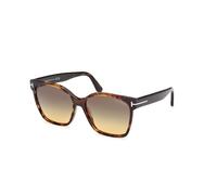 TOM FORD Mujer TOM FORD FT1312 IRIS-02 55B Gafas de sol Acetato la Habana Fumar Mariposa Normal
