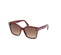 TOM FORD Mujer TOM FORD FT1312 IRIS-02 69F Gafas de sol Acetato Burdeos Marrón Mariposa Normal