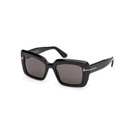 TOM FORD Mujer TOM FORD FT1318 LEILA-02 01A Gafas de sol Acetato Negro Fumar Cuadrada Normal