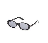 TOM FORD Mujer TOM FORD FT1364 IGGY 01A Gafas de sol Acetato Negro Fumar Redonda Normal
