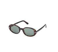 TOM FORD Mujer TOM FORD FT1364 IGGY 52N Gafas de sol Acetato la Habana Verde Redonda Normal