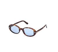 TOM FORD Mujer TOM FORD FT1364 IGGY 53V Gafas de sol Acetato la Habana Azul Redonda Normal