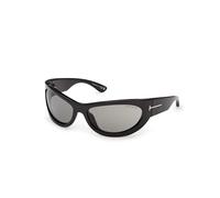 TOM FORD Mujer TOM FORD FT1365 LEONA-02 01A Gafas de sol Inyectado Negro Fumar Cat Eye Normal