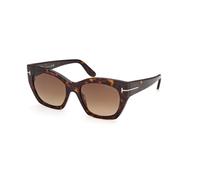 TOM FORD Mujer TOM FORD FT1422 JONI-02 52F Gafas de sol Acetato la Habana Marrón Mariposa Normal