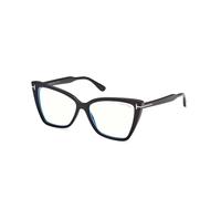 TOM FORD Mujer TOM FORD FT5844-B 005 Monturas ópticas Inyectado Negro Cat Eye Normal